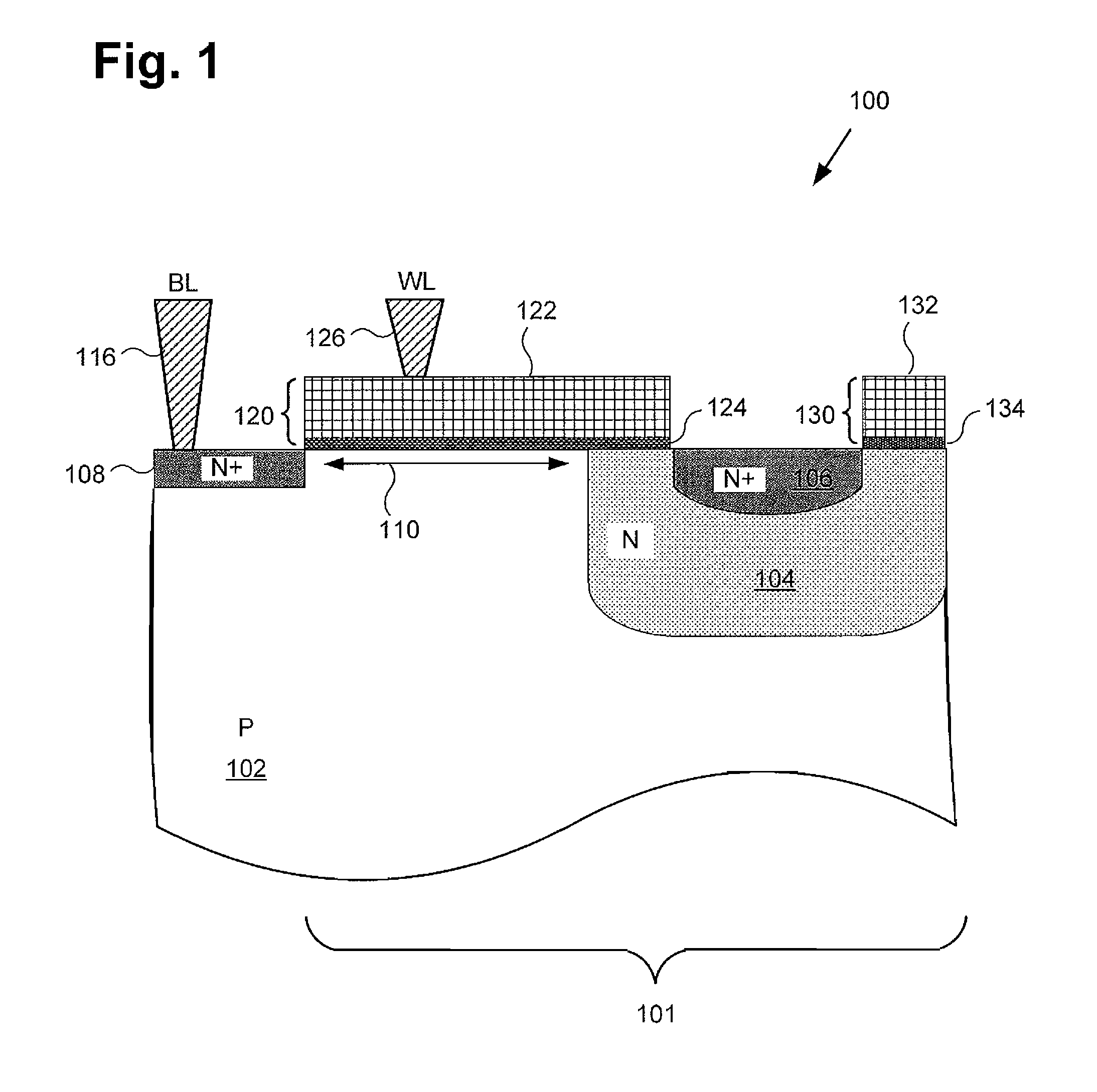 One-time programmable device having an LDMOS structure