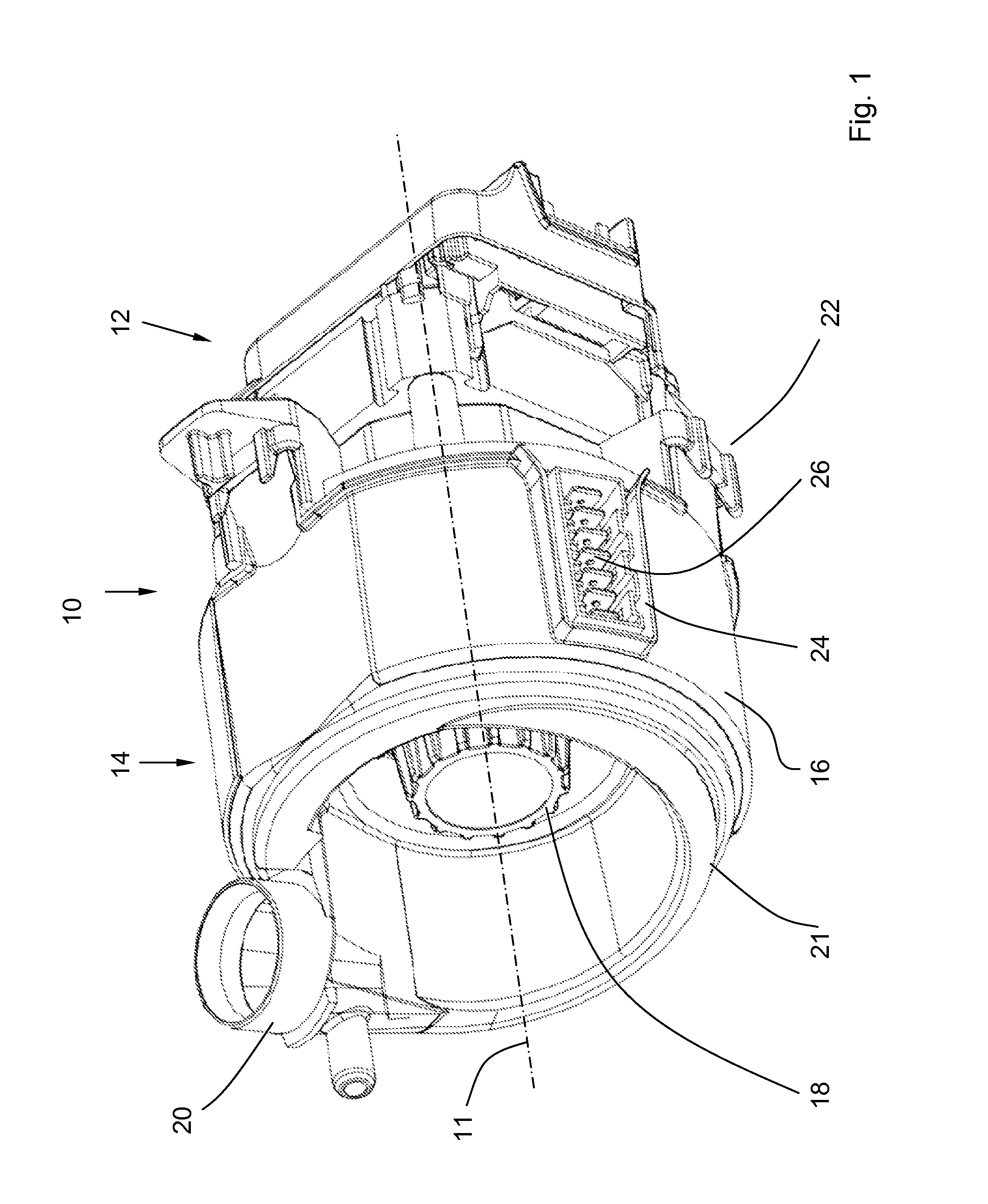 Pump having a heating device