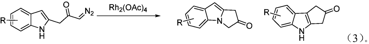 Method for synthesizing 1H-pyrrolo[1,2-a]indol-2(3-H)-one