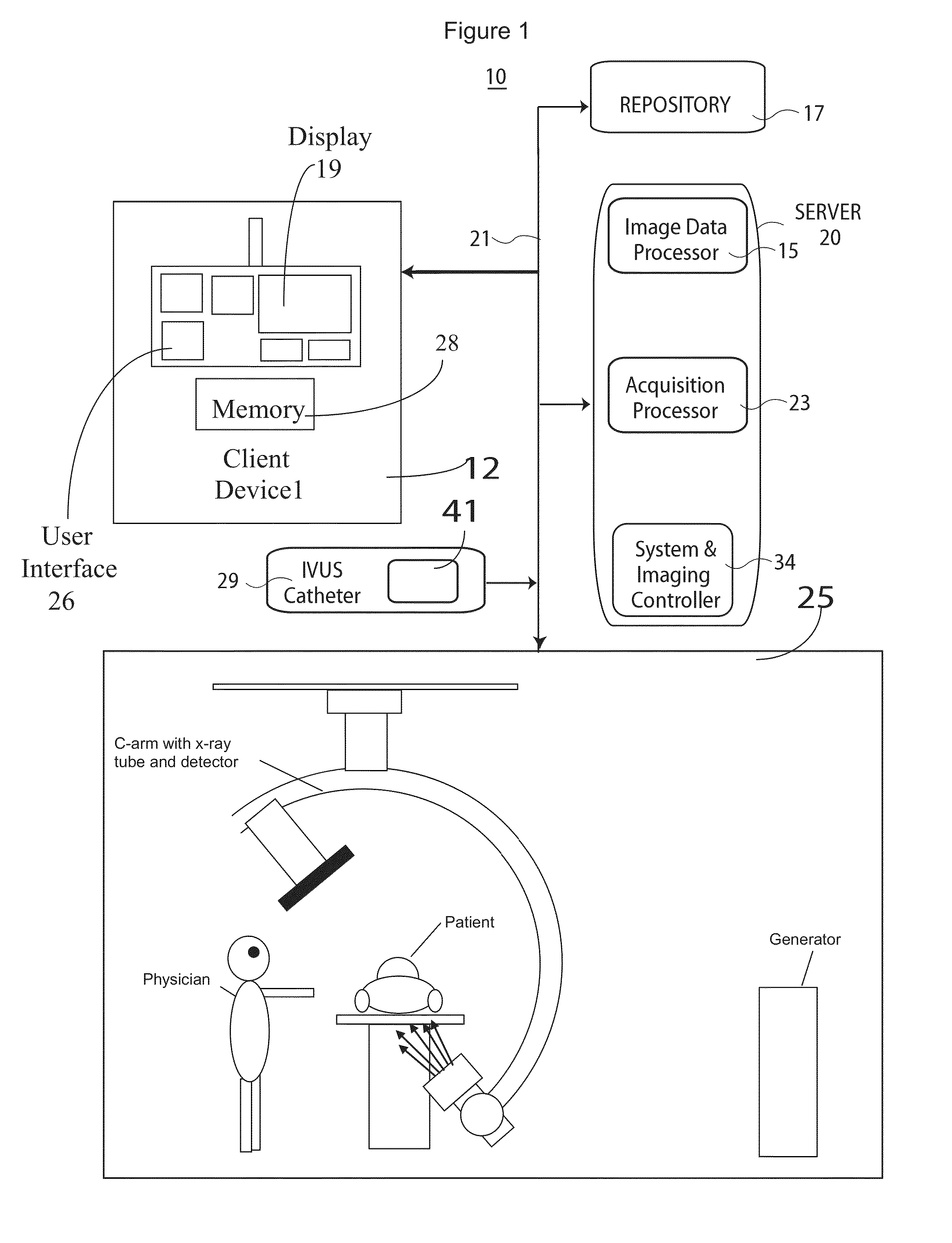 System for detecting rotation angle of a catheter in an X-ray image