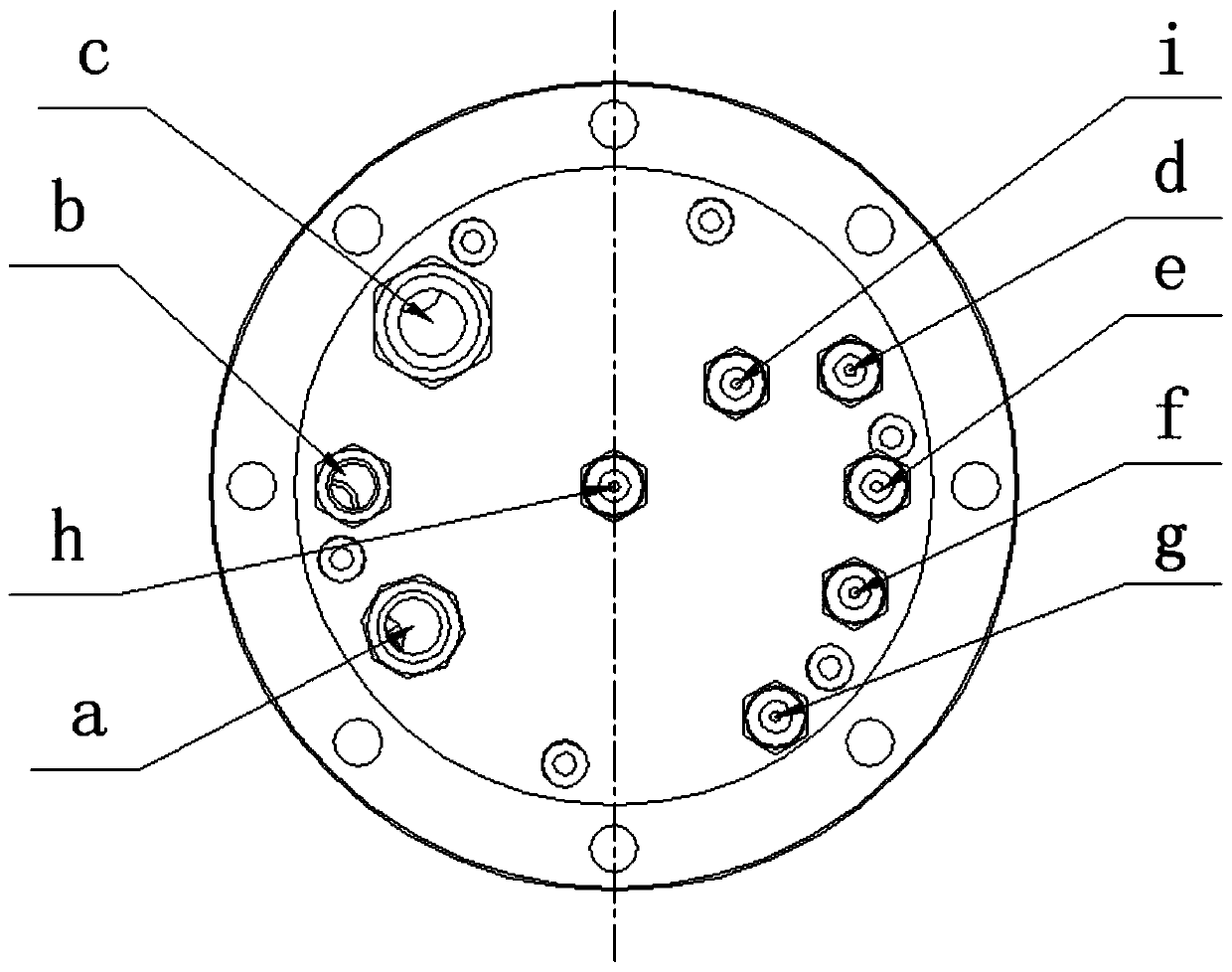 Electric spindle structure of high-speed finish engraving machine