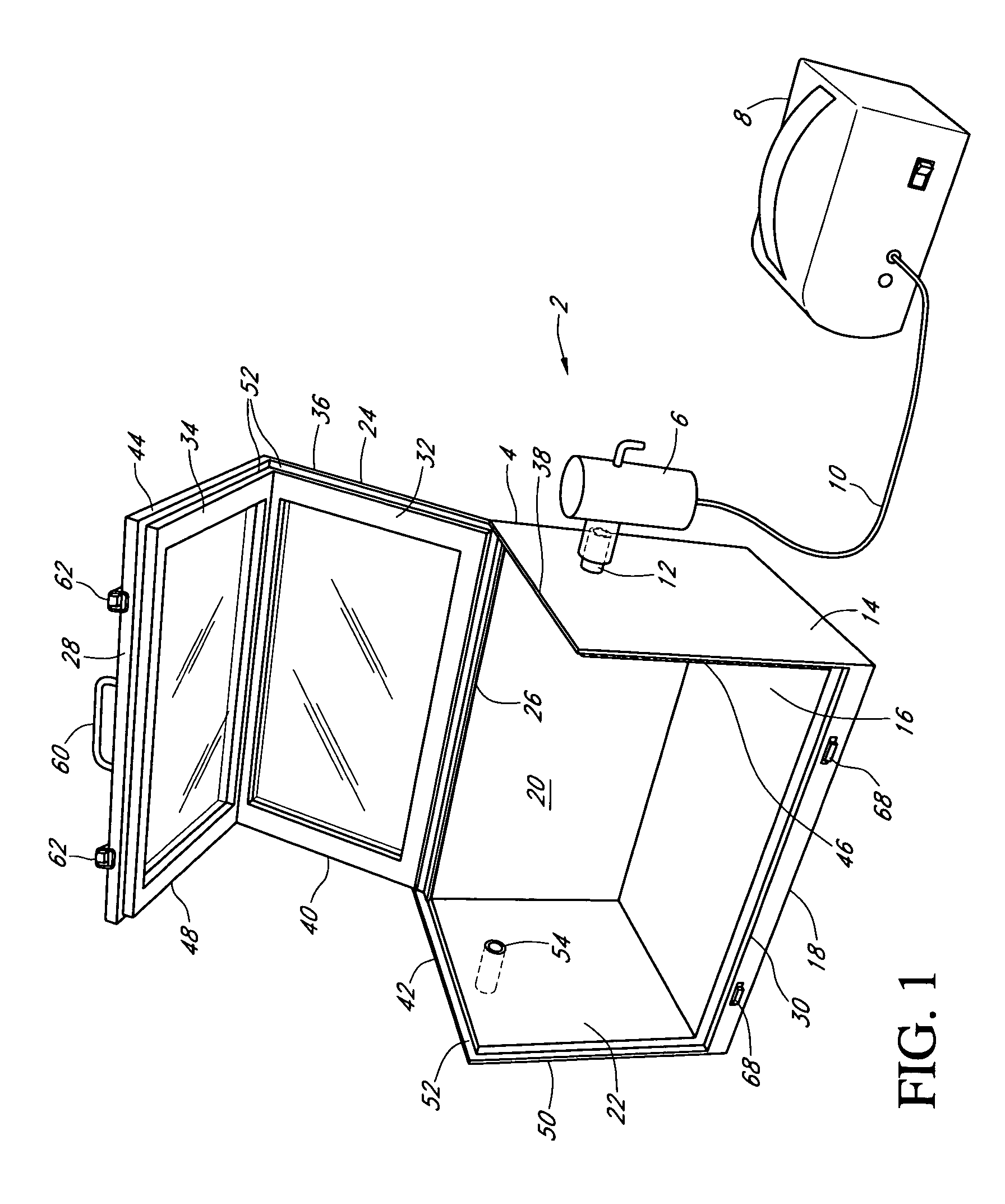 Inhalation therapy enclosure for small animals