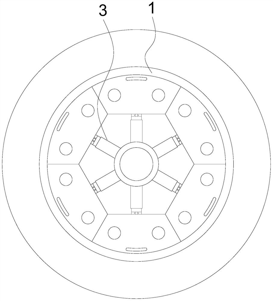 Pen container built in adhesive tape ring cylinder