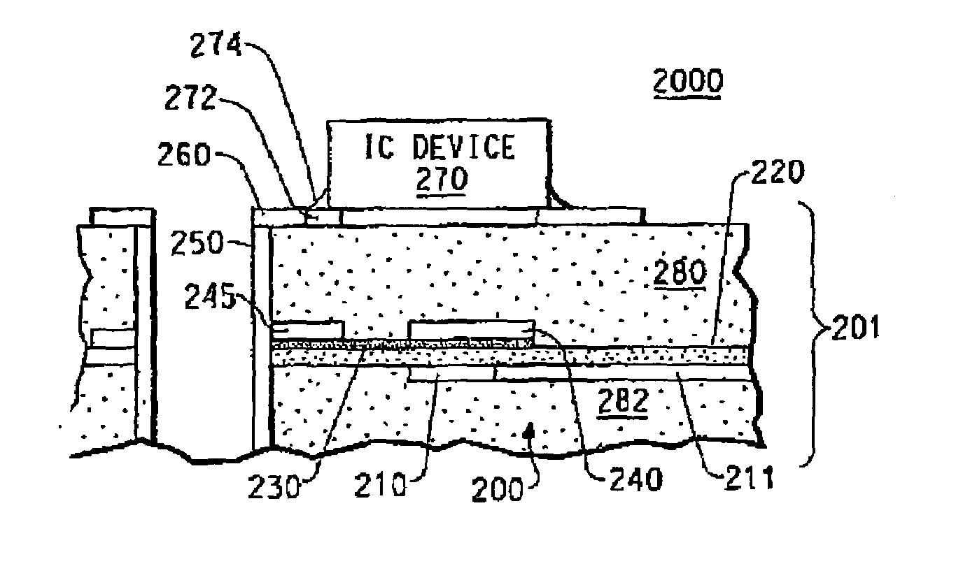 Capacitive/resistive devices, organic dielectric laminates and printed wiring boards incorporating such devices, and methods of making thereof