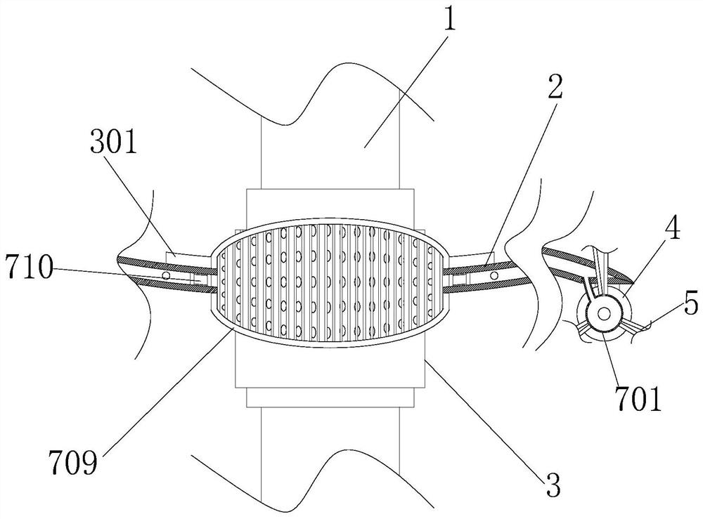 Anti-winding tidal power generation device