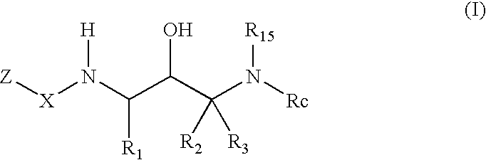 Benzamide 2-hydroxy-3-diaminoalkanes