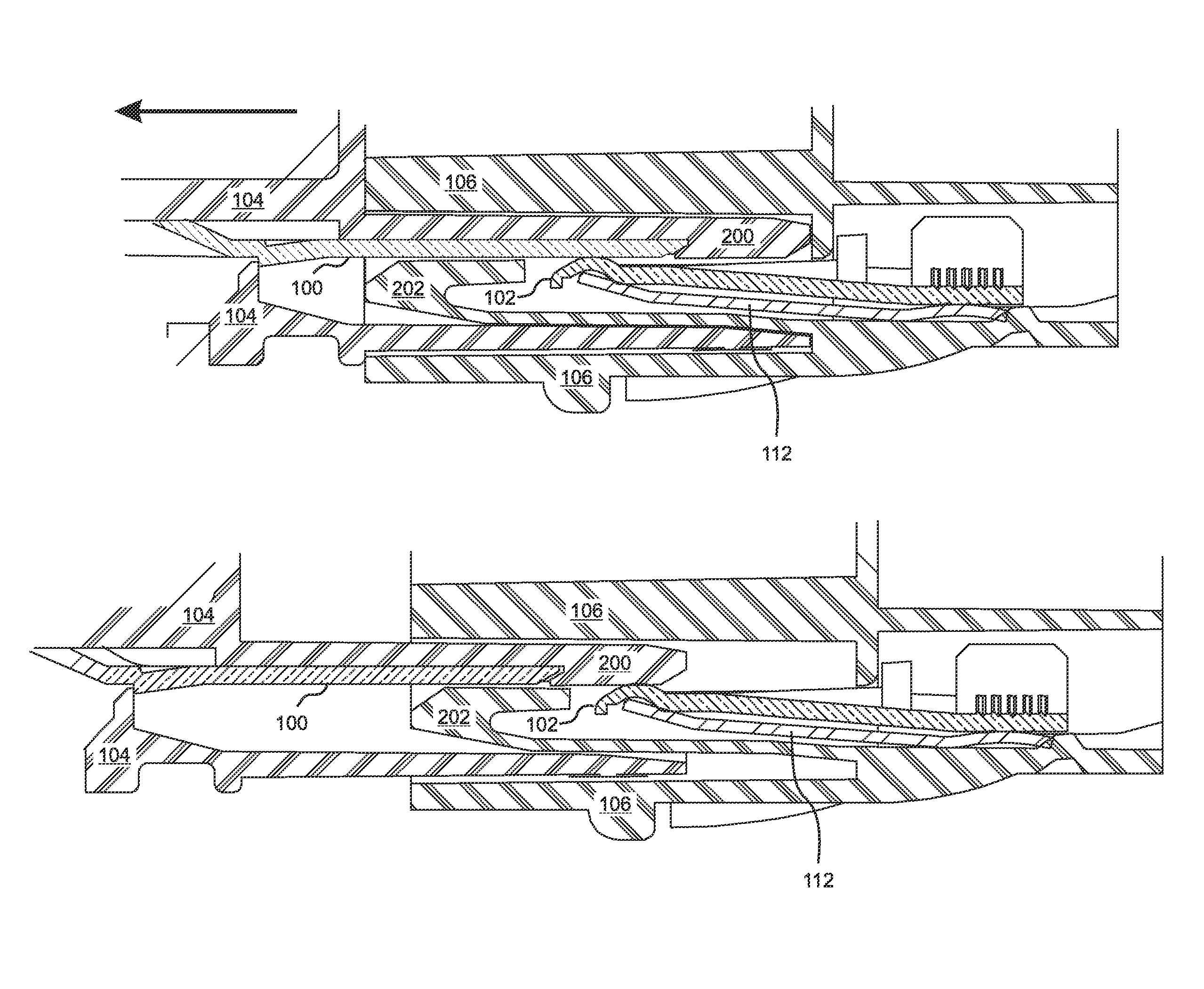 Electrical connector with anti-arcing feature