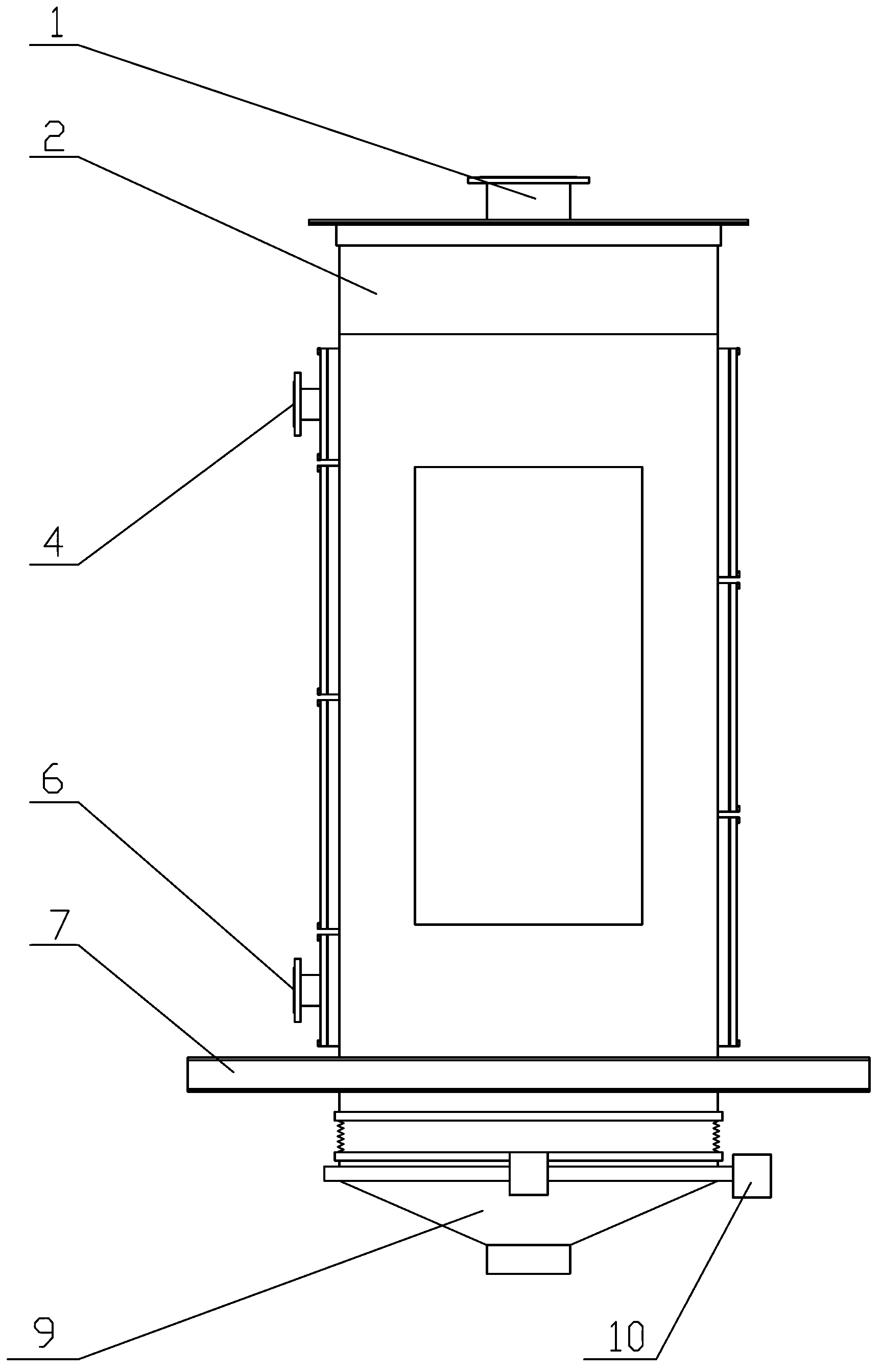 Tube nest type micro-powder heat exchanger