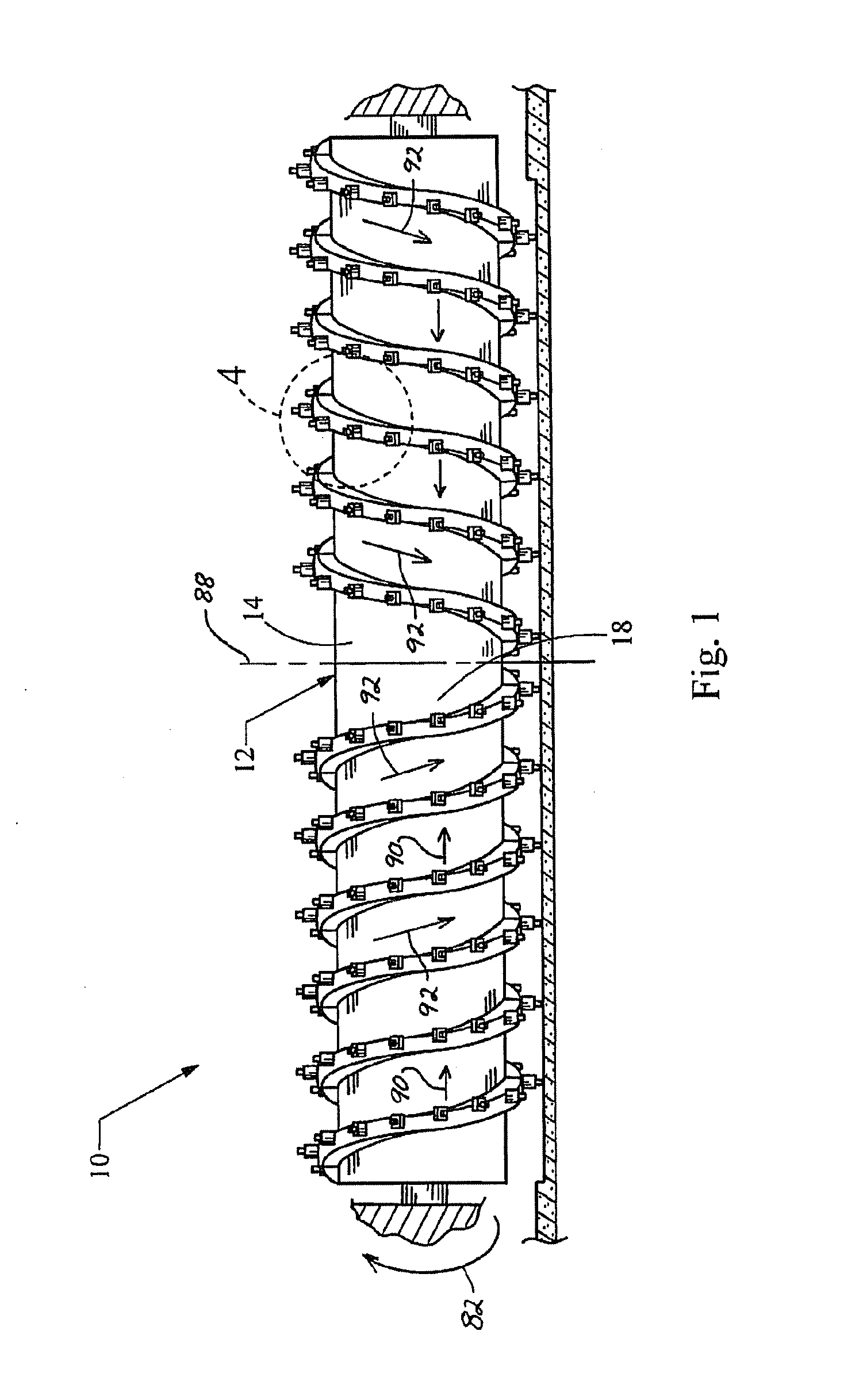 Flighting and tool holder