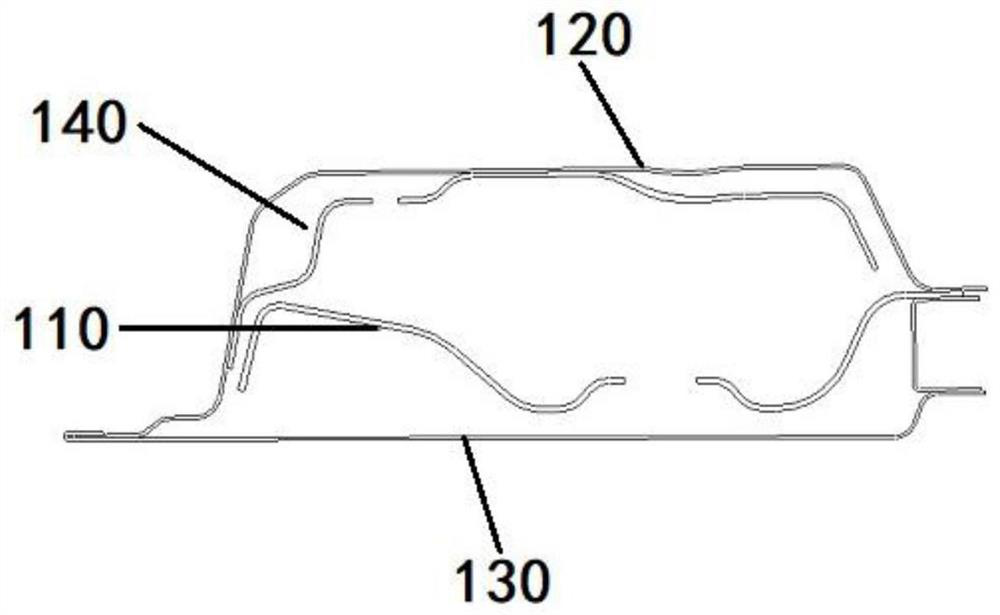 Vehicle door structure without B column