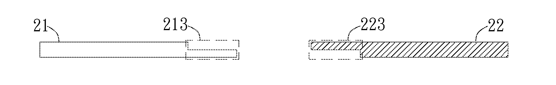 Backlight module with partially overlapped film design