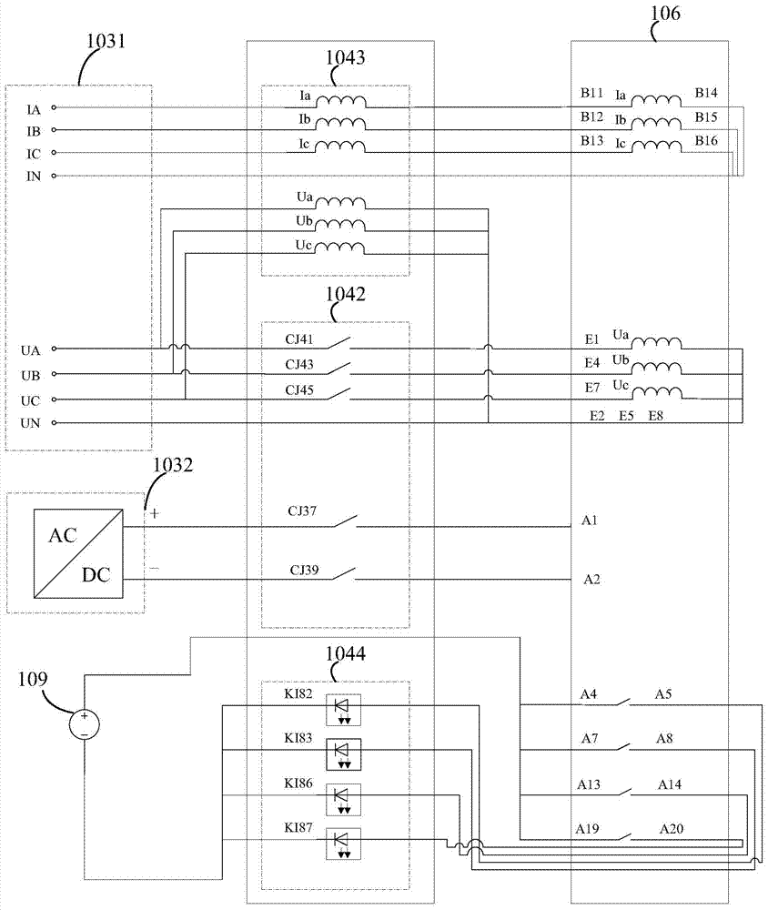 System and method for overcurrent protection and voltage monitoring device burn-in test