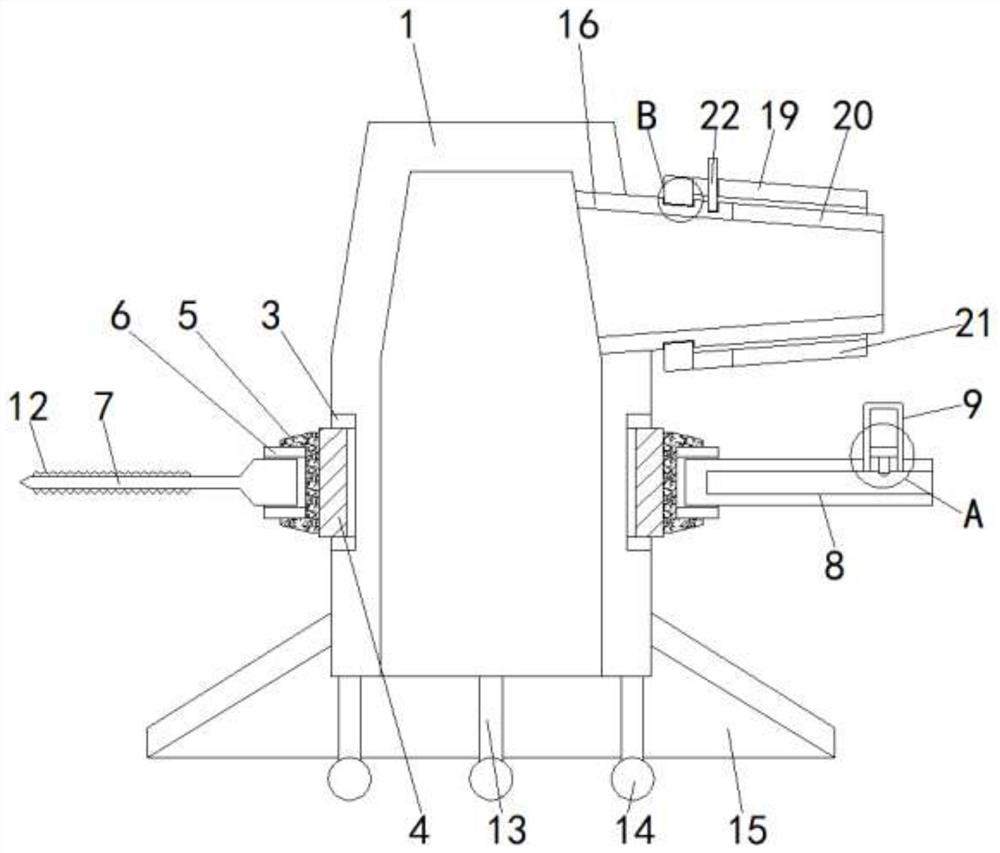 A multi-column parallel lightning arrester protection component