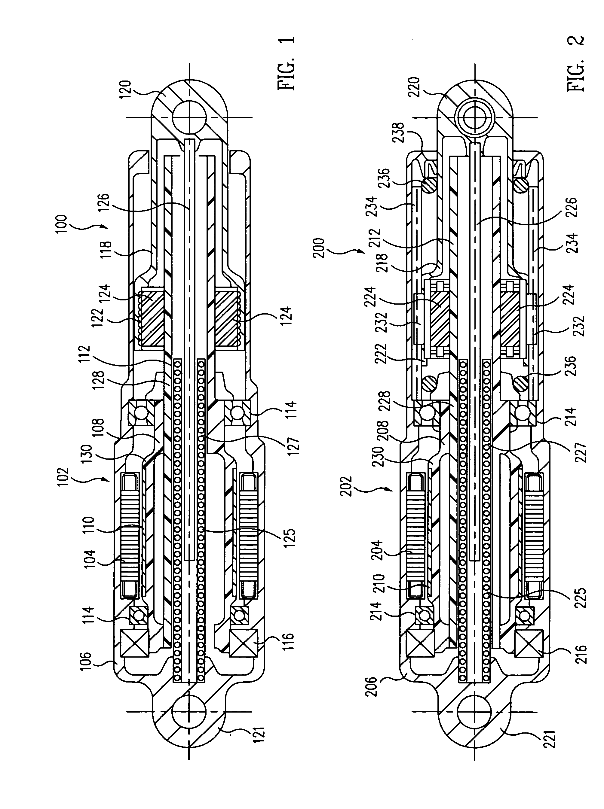 Direct drive electromechanical linear actuators