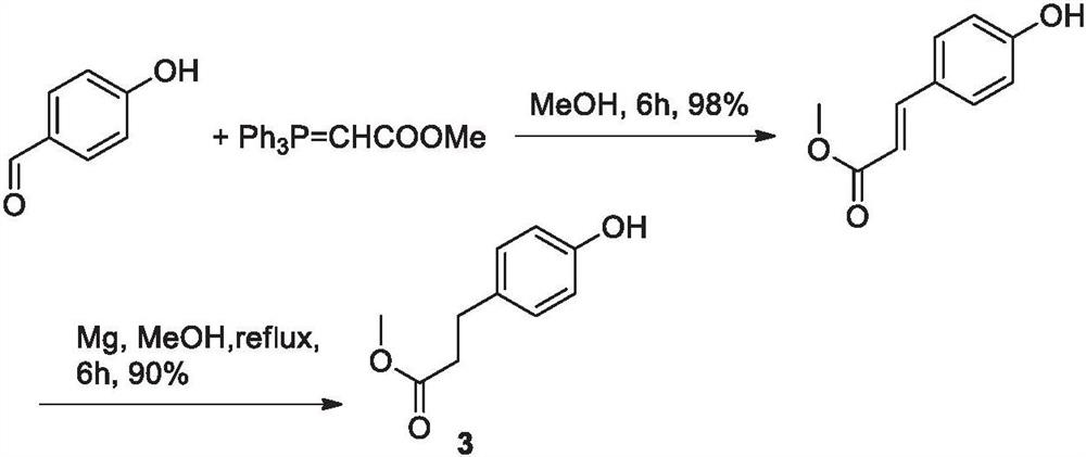 Preparation method of esmolol hydrochloride intermediate