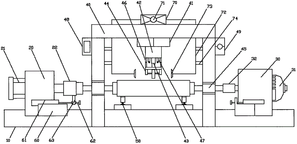 Industrial rolling shaft workpiece cutting device