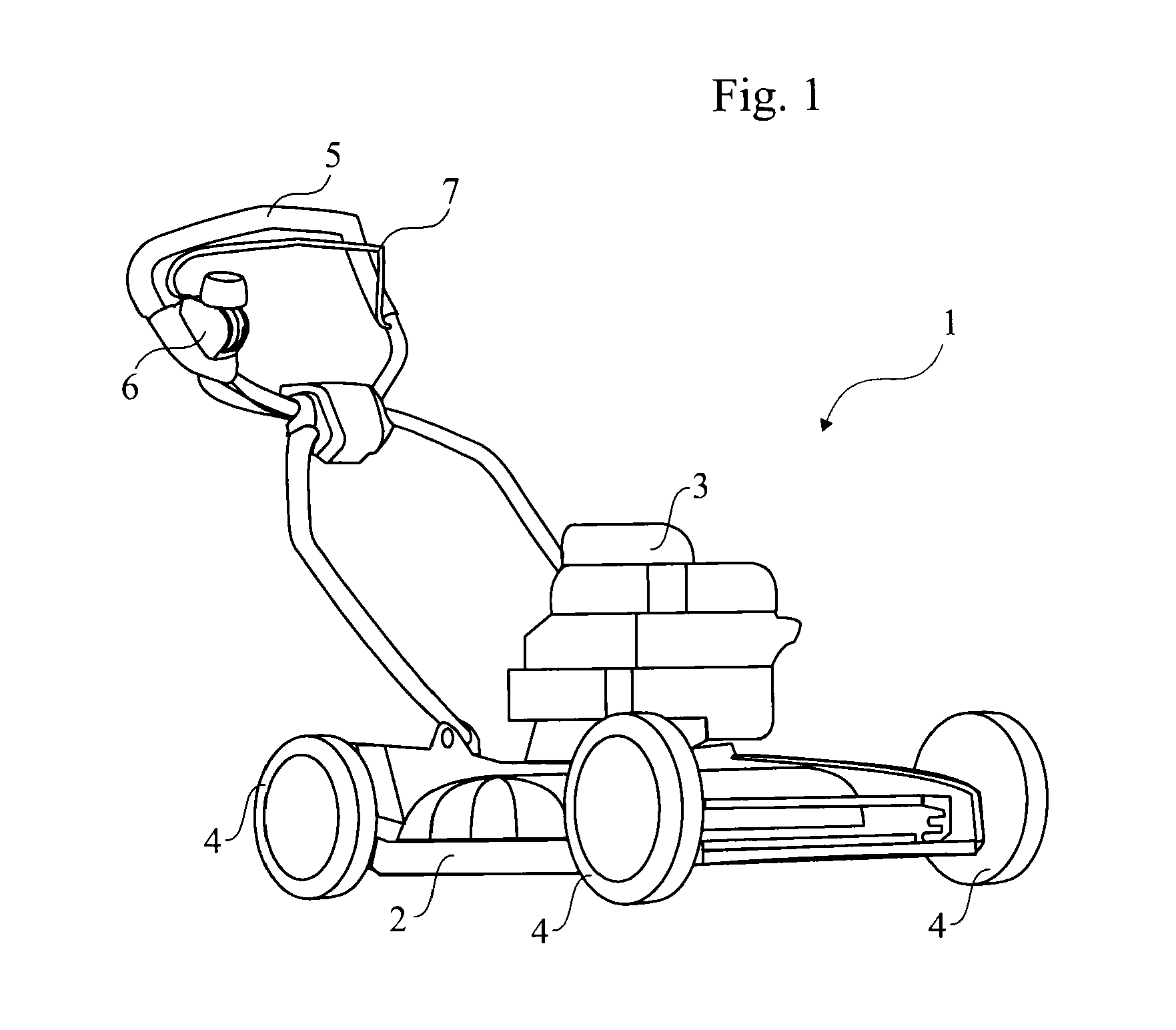 Drive hand-control system for a lawn mower