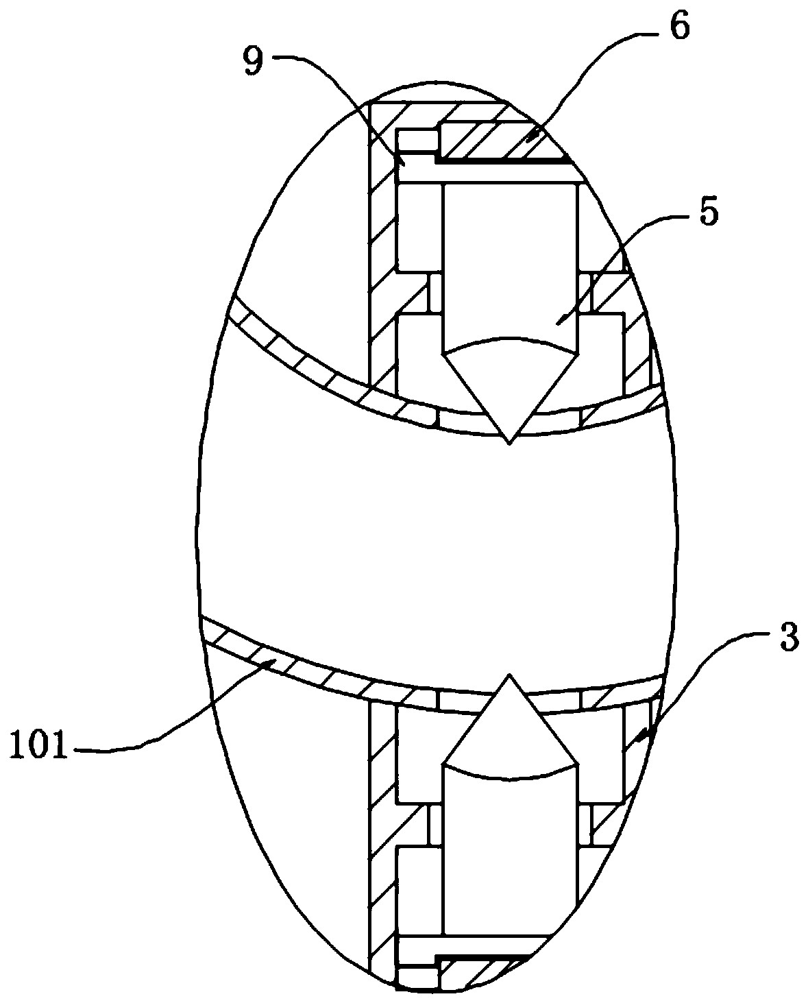 Anti-clogging sewer U-shaped pipe for toilet