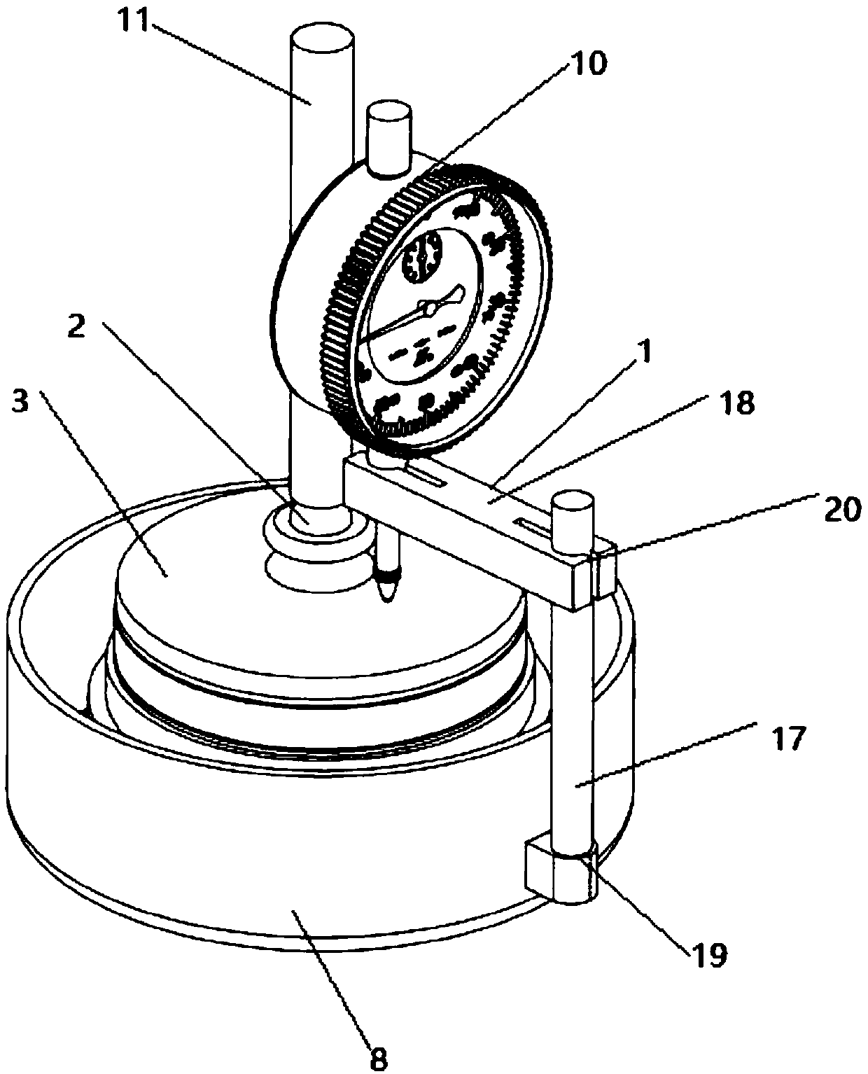 Geotextile axial-compression clogging test device and method thereof