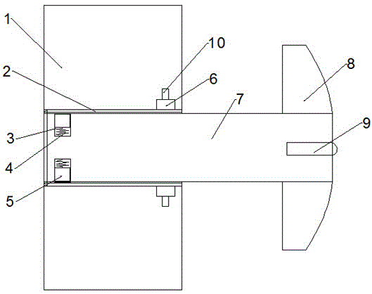 Telescopic explosion-proof switch handle