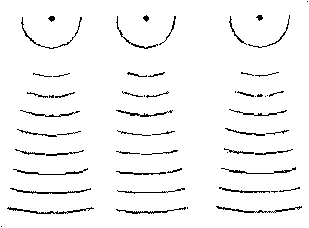 Single-seismic source directional lighting seismic signal synthesizing method