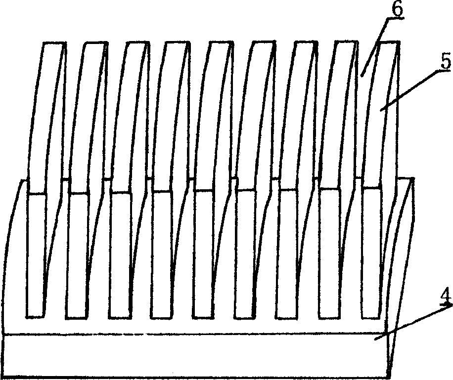 Technology for preparing incomplete globe cased grate core of hot air furnace