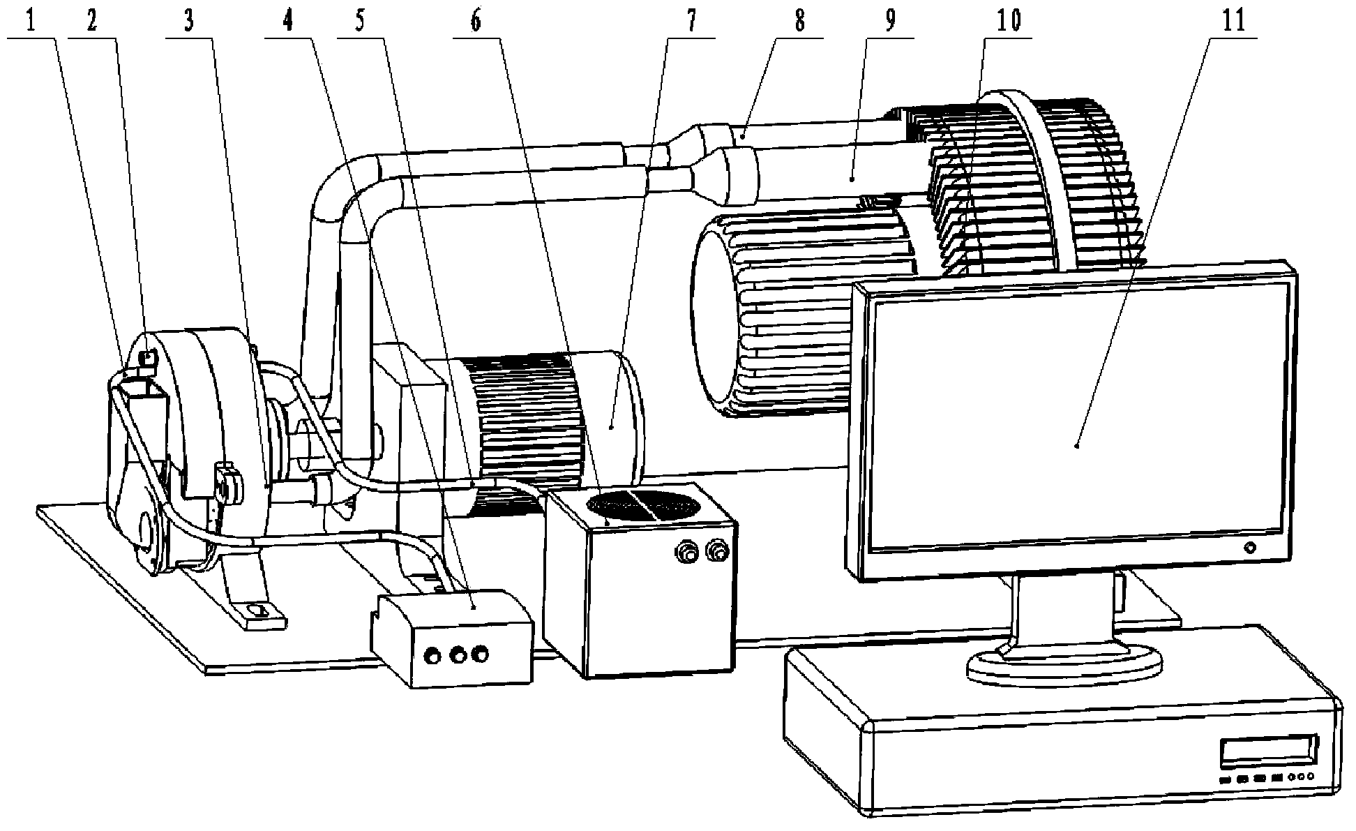 Single grain rapeseed quality near infrared spectrum on-line nondestructive testing method and device