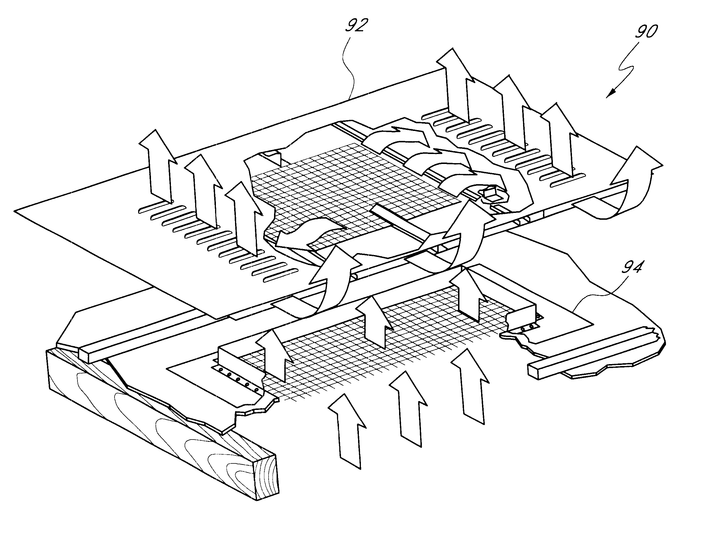 Method and apparatus for roof ventilation