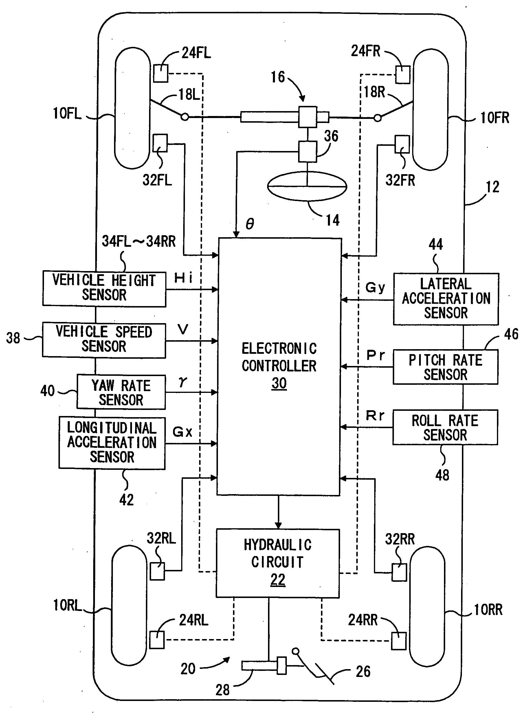 Vehicle behavior control device