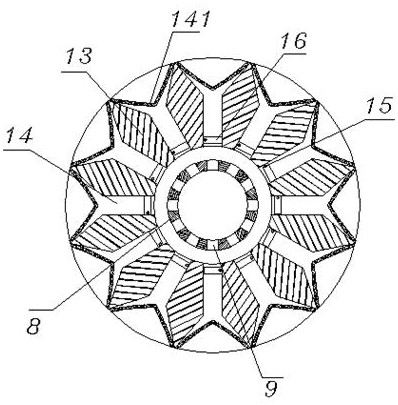 Cross-linked film blow molding device