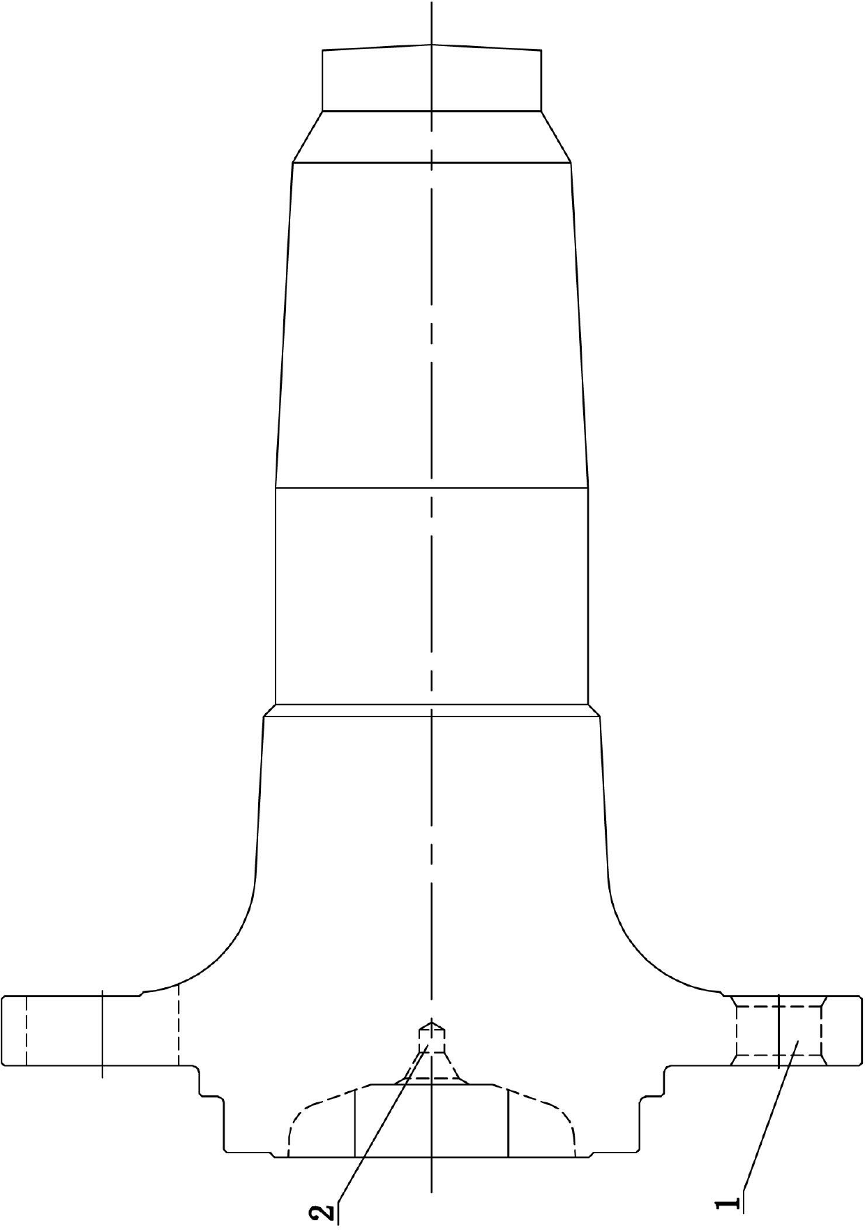 Manufacturing process of automobile half shaft