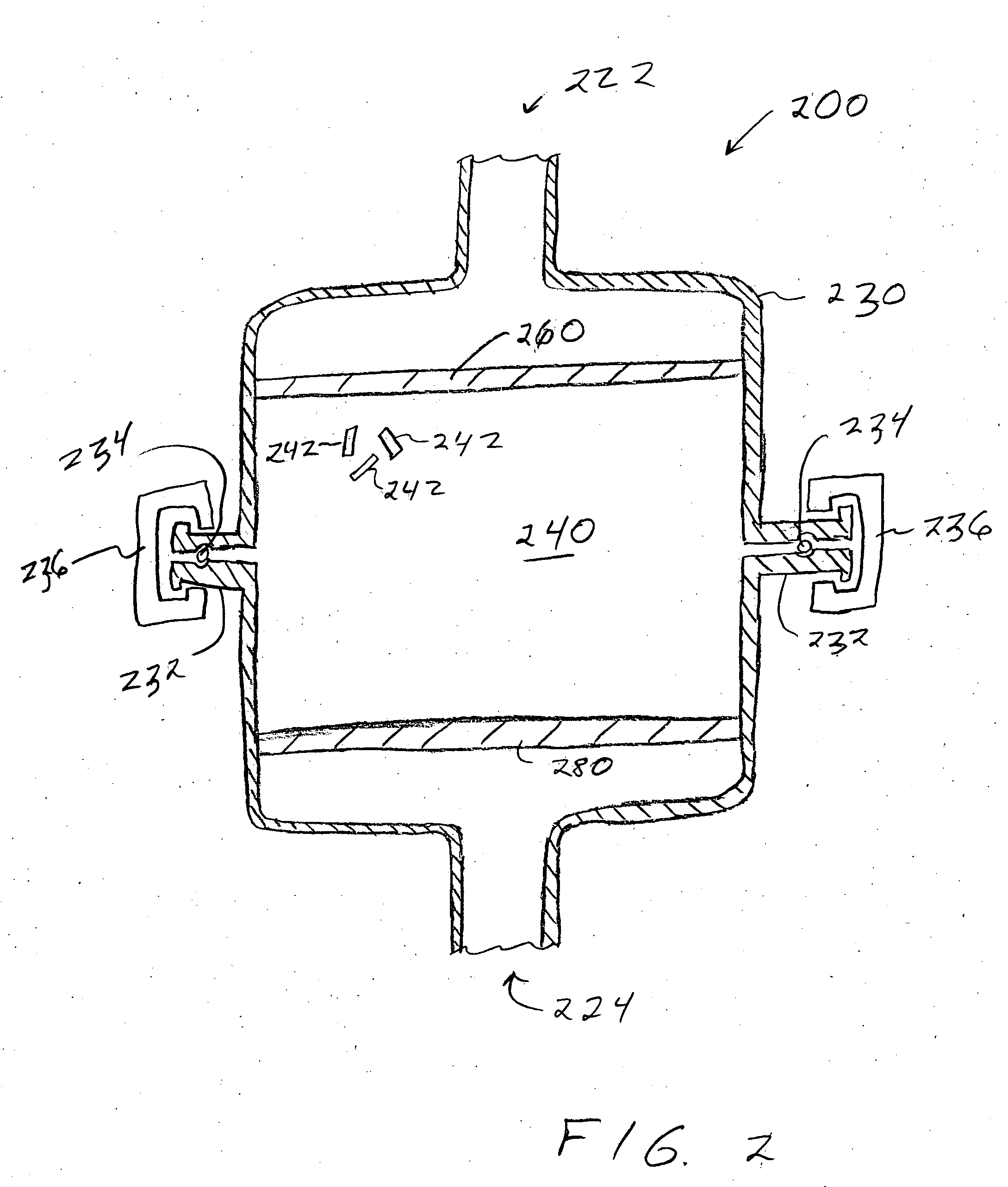 System and process for reducing impurities