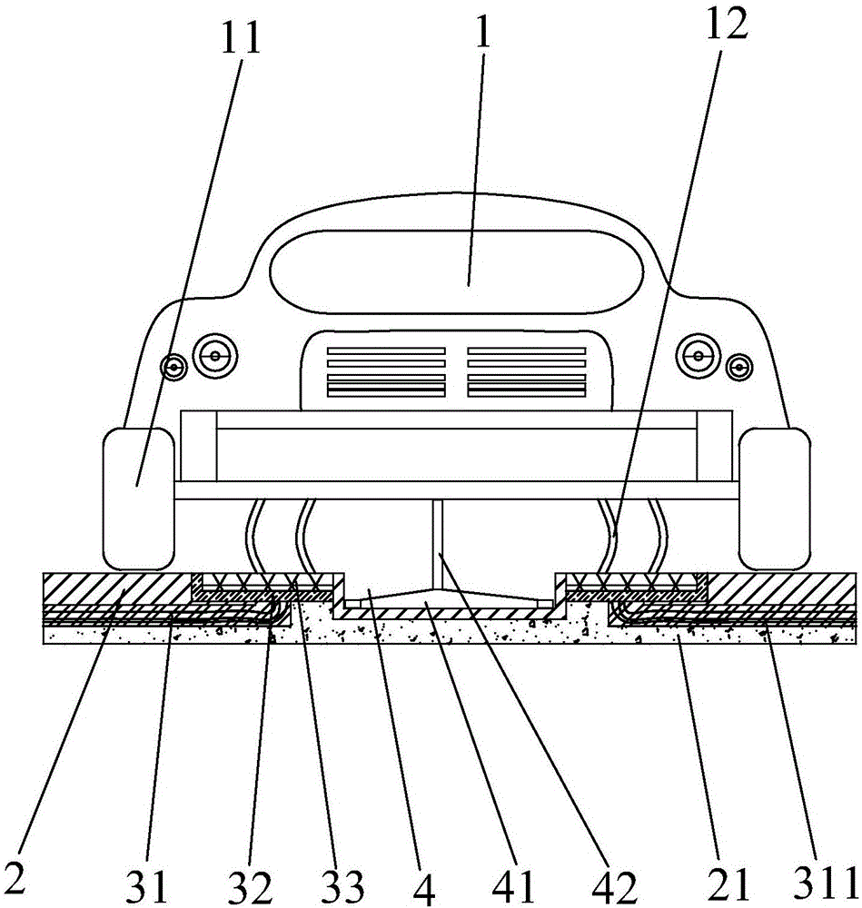 Semi-automatic high-speed heavy-load orbit and arrangement of wharf loading and discharge system