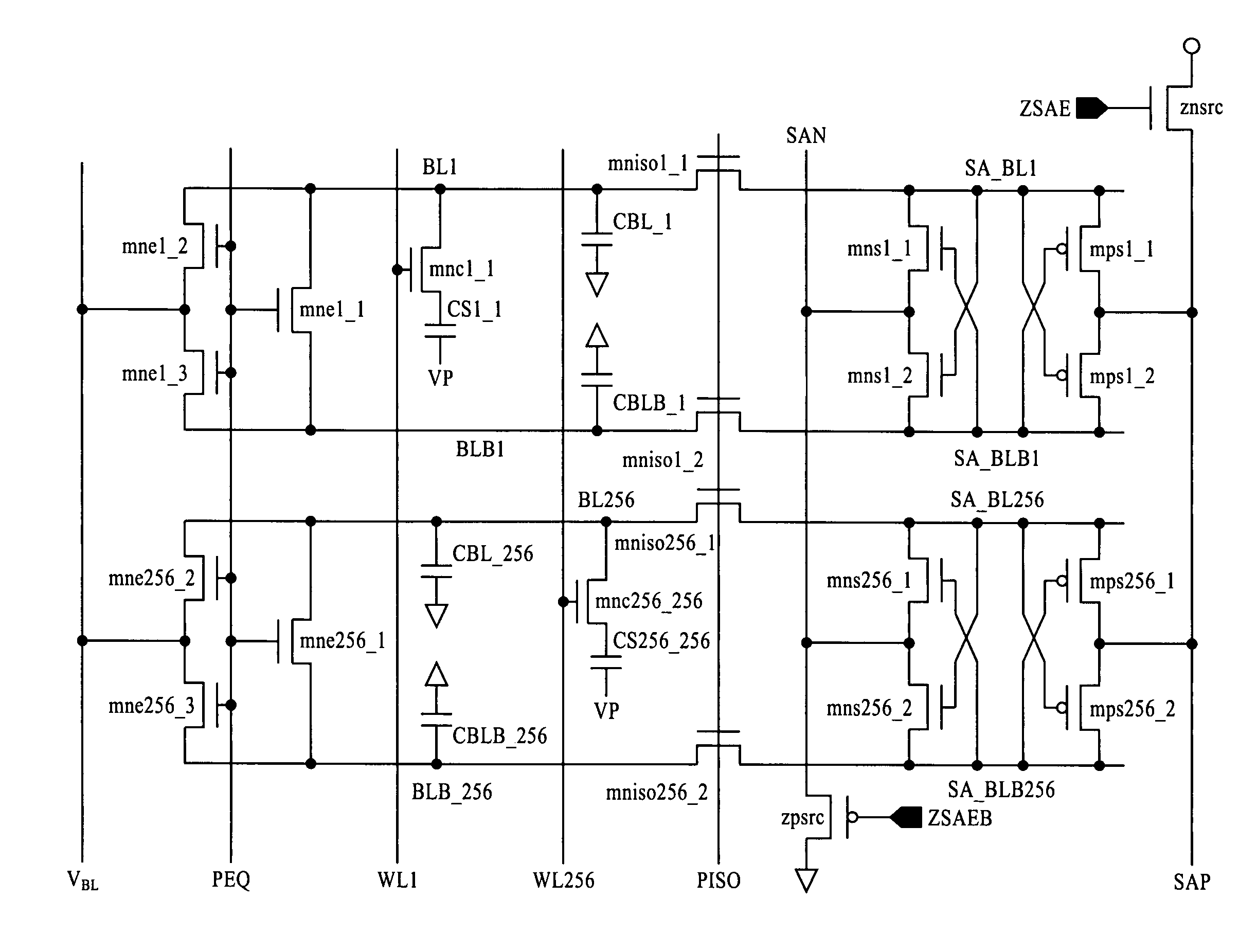 Low voltage operation DRAM control circuits