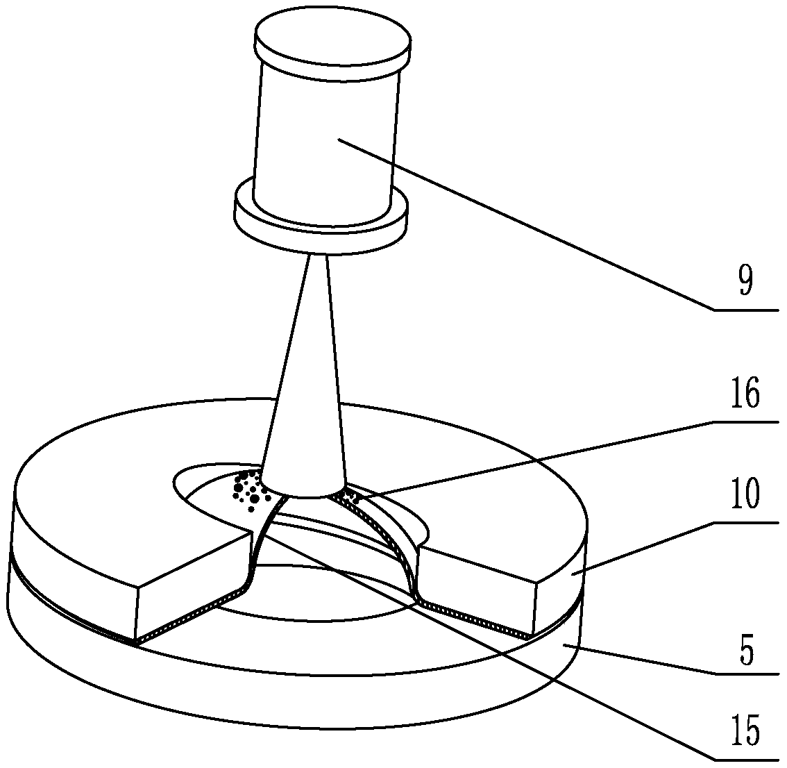 Device and method for measuring stress and strain in thin plate deformation process under complex stress path