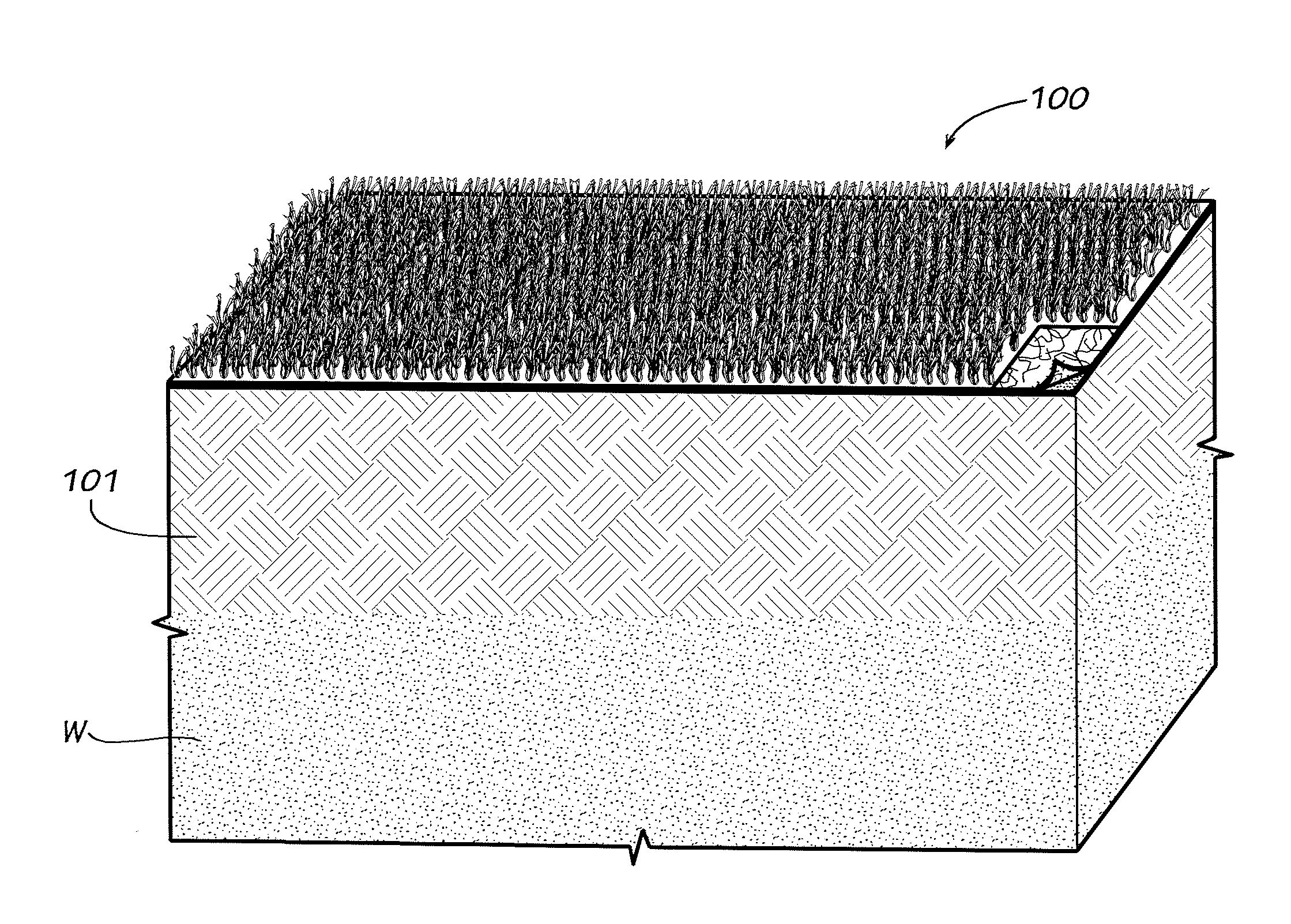 Wind-resistant environmental synthetic cover