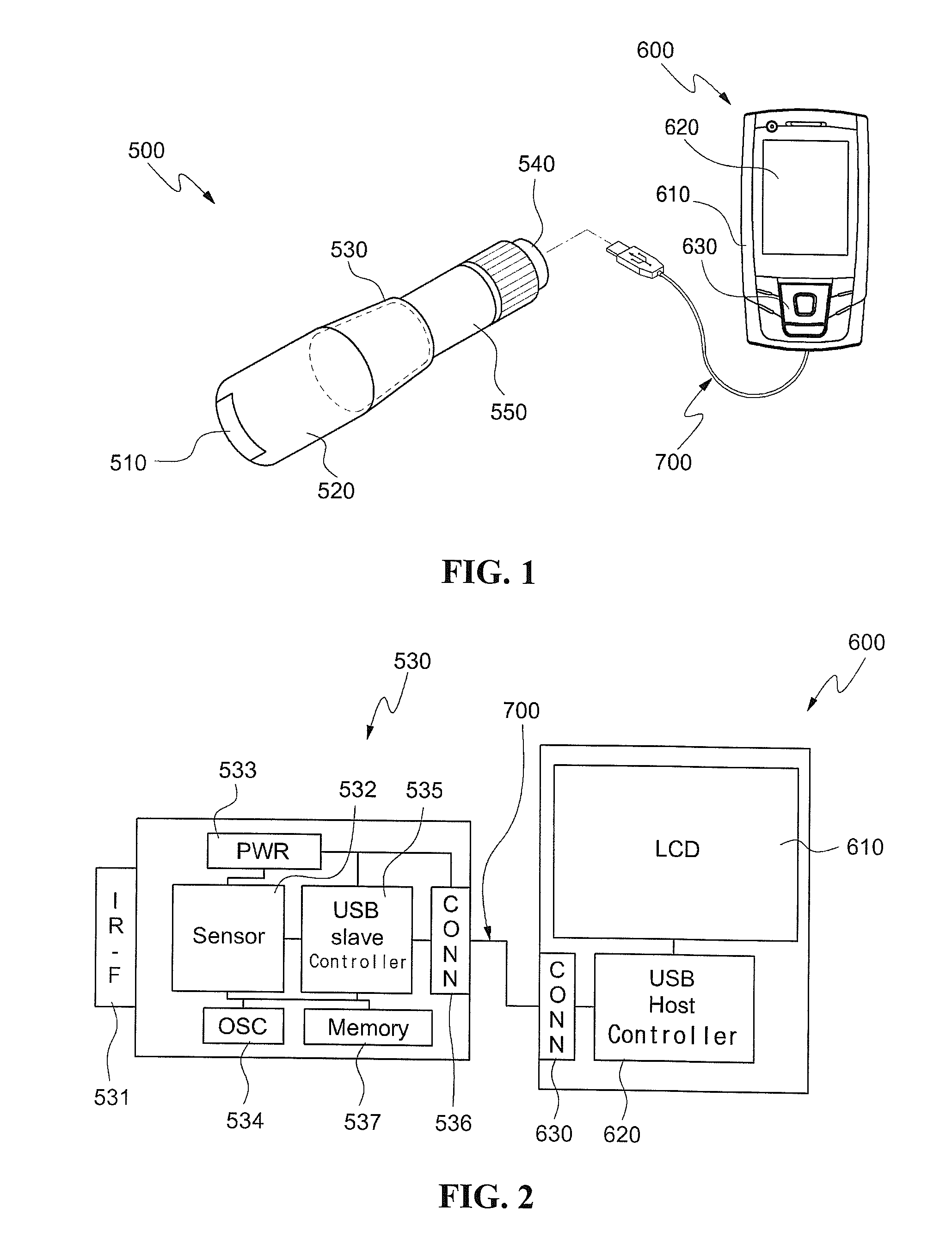 Microscope camera and mobile terminal having the same