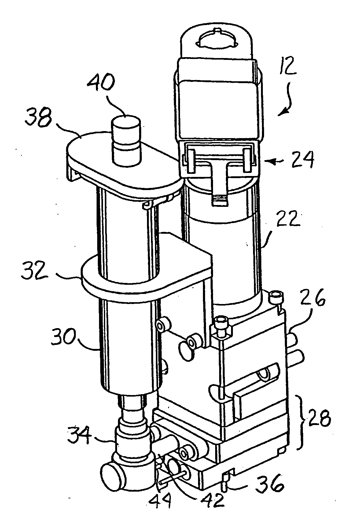 Method and apparatus for streaming a viscous material on a substrate