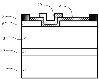 Gallium nitride (GaN) enhancement type metal insulator semiconductor field effect transistor (MISFET) device and manufacturing method thereof