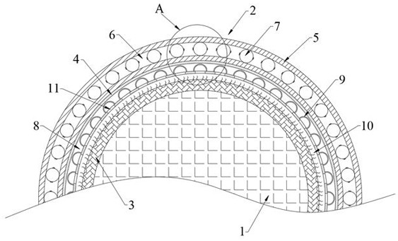 Dry-type transformer with high-temperature protection function