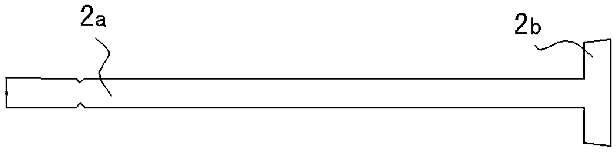 Bracing type single-edge bolt fastener