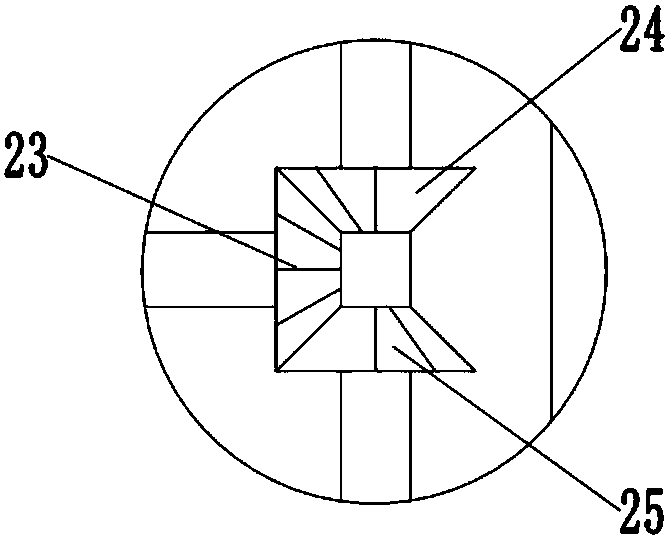 Glass garbage pulverizing, cleaning and granulating device