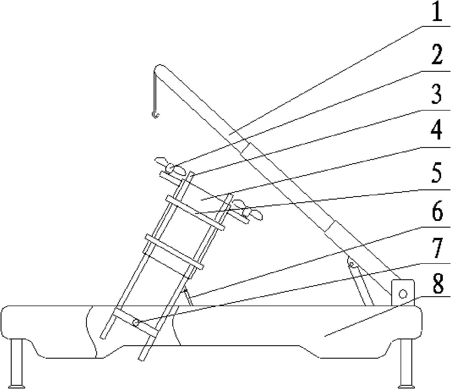 High-speed propeller type pile press machine