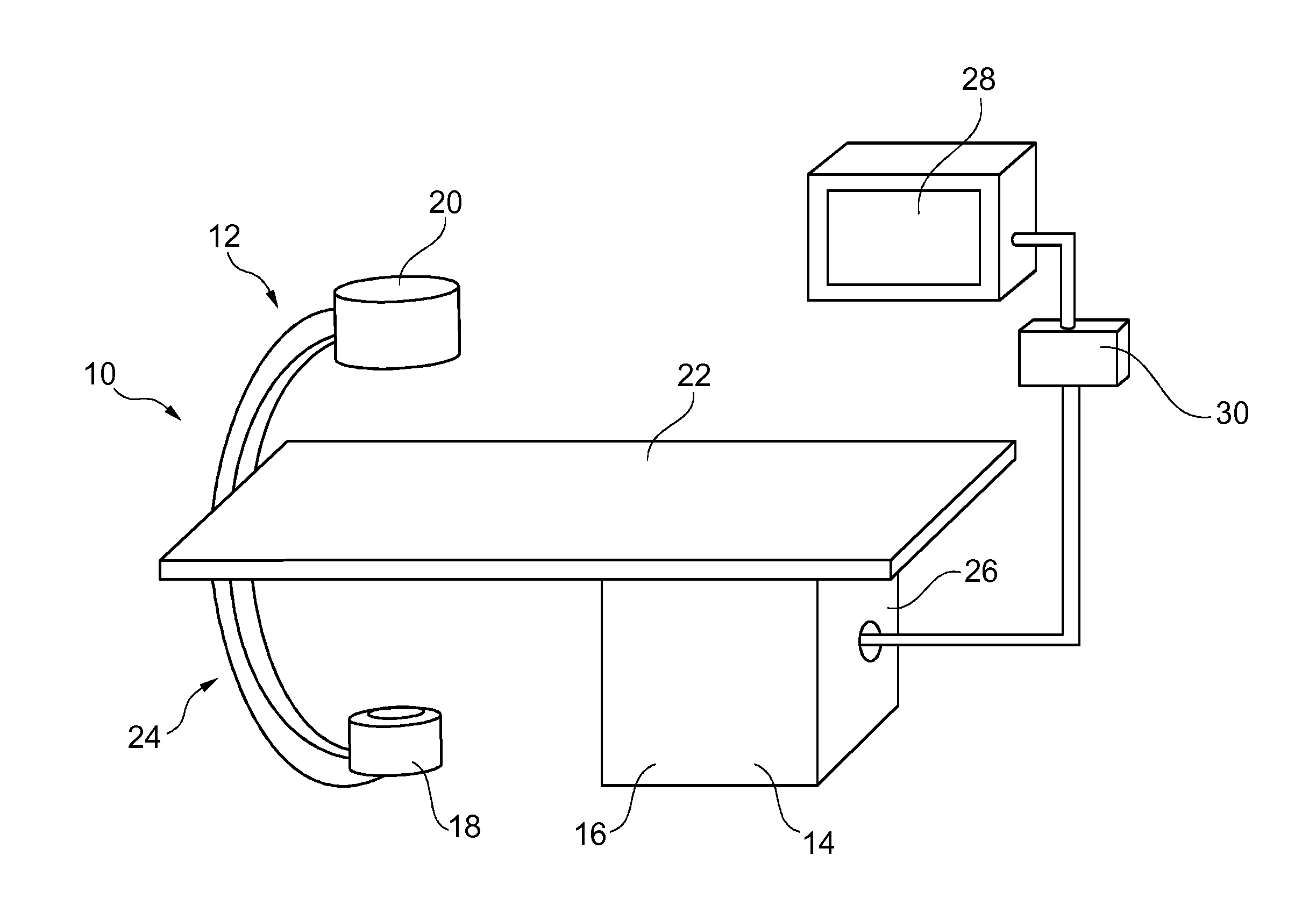 Differential phase-contrast imaging with focussing deflection structure plates