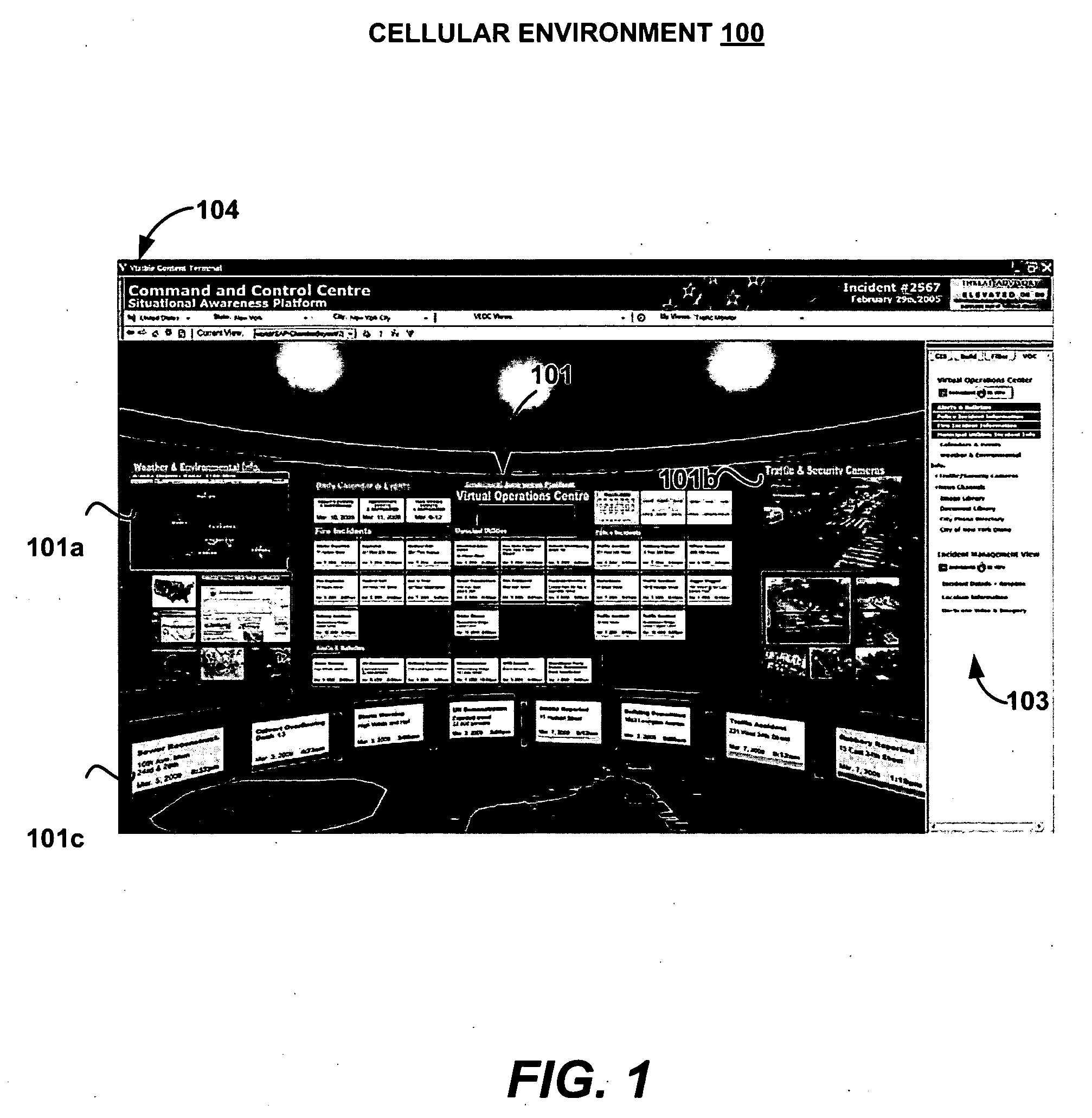 Cellular user interface