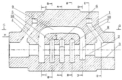 Electrohydraulic valve body casting