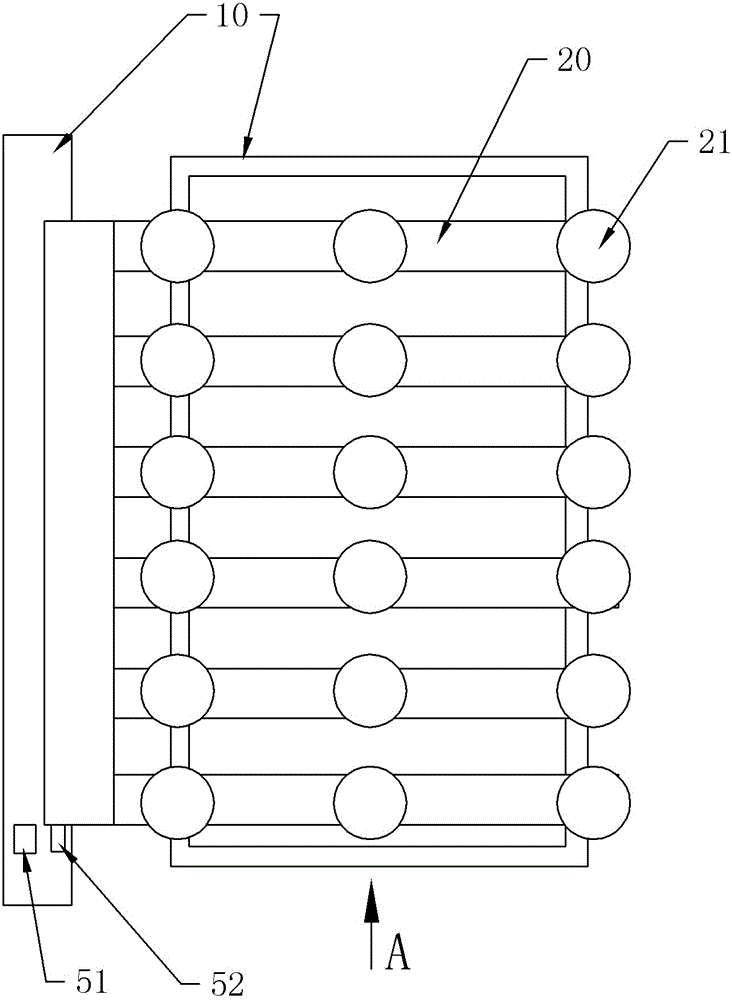 Glass taking device