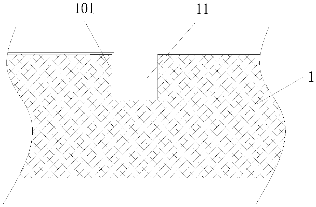 Process for generating multi-step trench transistor by using silicon nitride isolation layer