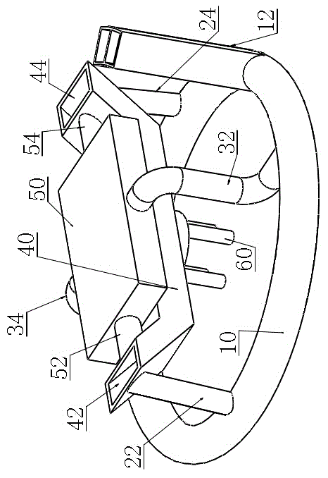 Method for generating methane by using device capable of promoting multistage fermentation with barometric disturbance