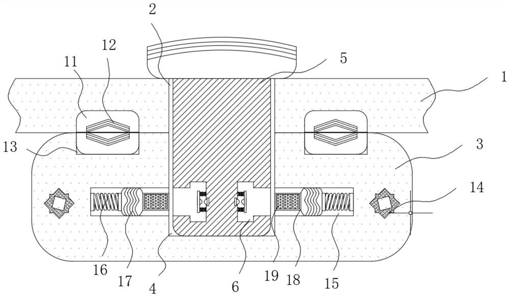 Numerically-controlled machine tool carriage mounting structure with good stability